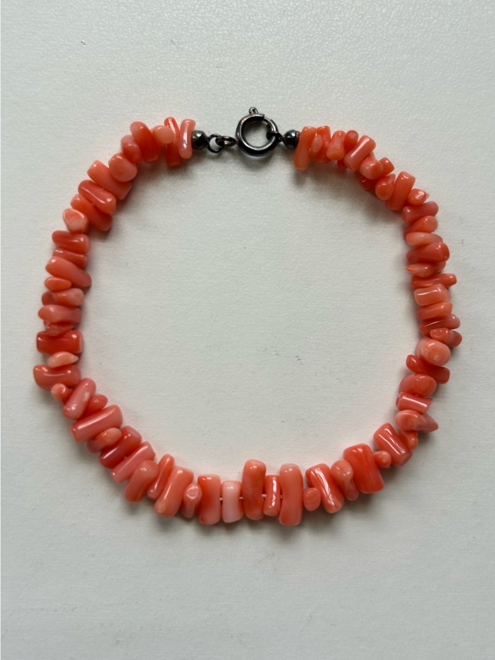 Pink Coral Beaded Bracelet